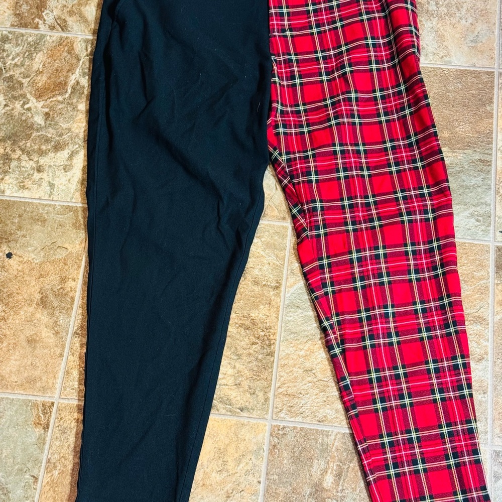 Black and Red Plaid pants